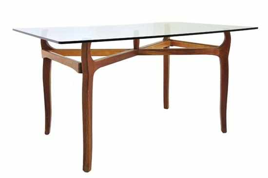 Appraisal: SCHULIM KRIMPER - A DINING TABLE Melbourne c Australian red