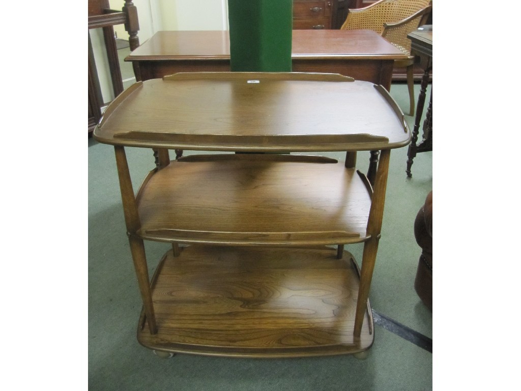 Appraisal: Ercol three tier tea trolley