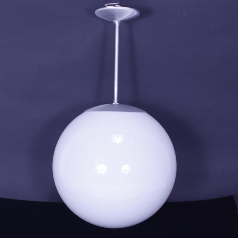 Appraisal: Set of Mid- Century Modern Industrial Aluminum and Glass Ball