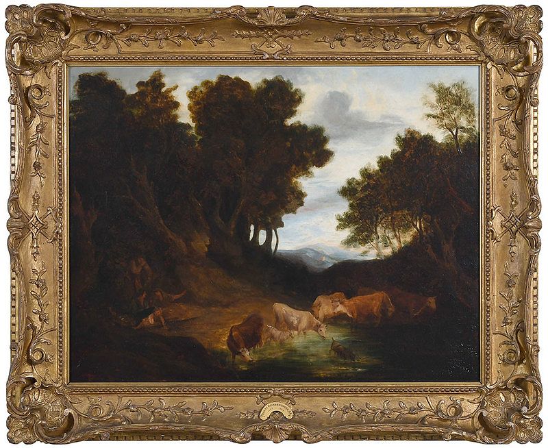 Appraisal: After Thomas Gainsborough British - The Watering Place unsigned after