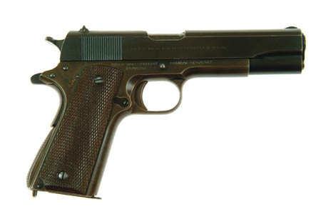 Appraisal: COLT MODEL A MILITARY PISTOL Cal ACP SN Usual configuration