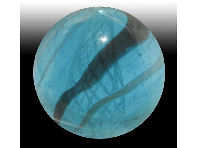 Appraisal: Aqua Latticino Swirl Marble Description Unusual aqua color with outer