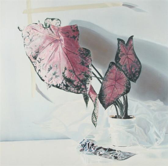 Appraisal: ALAN KESSLER American b CALADIUM stamped on reverse and on