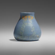 Appraisal: Frederick Walrath VASE WITH BLOSSOMS USA - glazed earthenware h