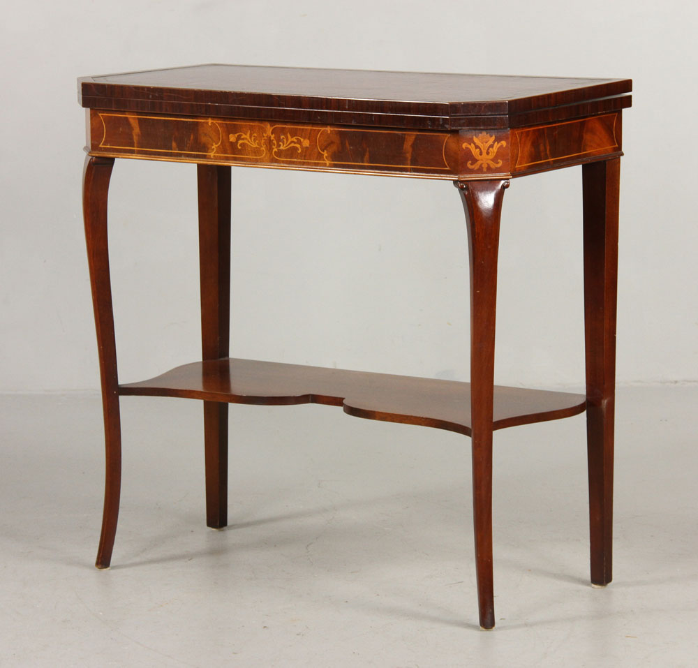 Appraisal: - Early th C French Mahogany Pier Table Early th