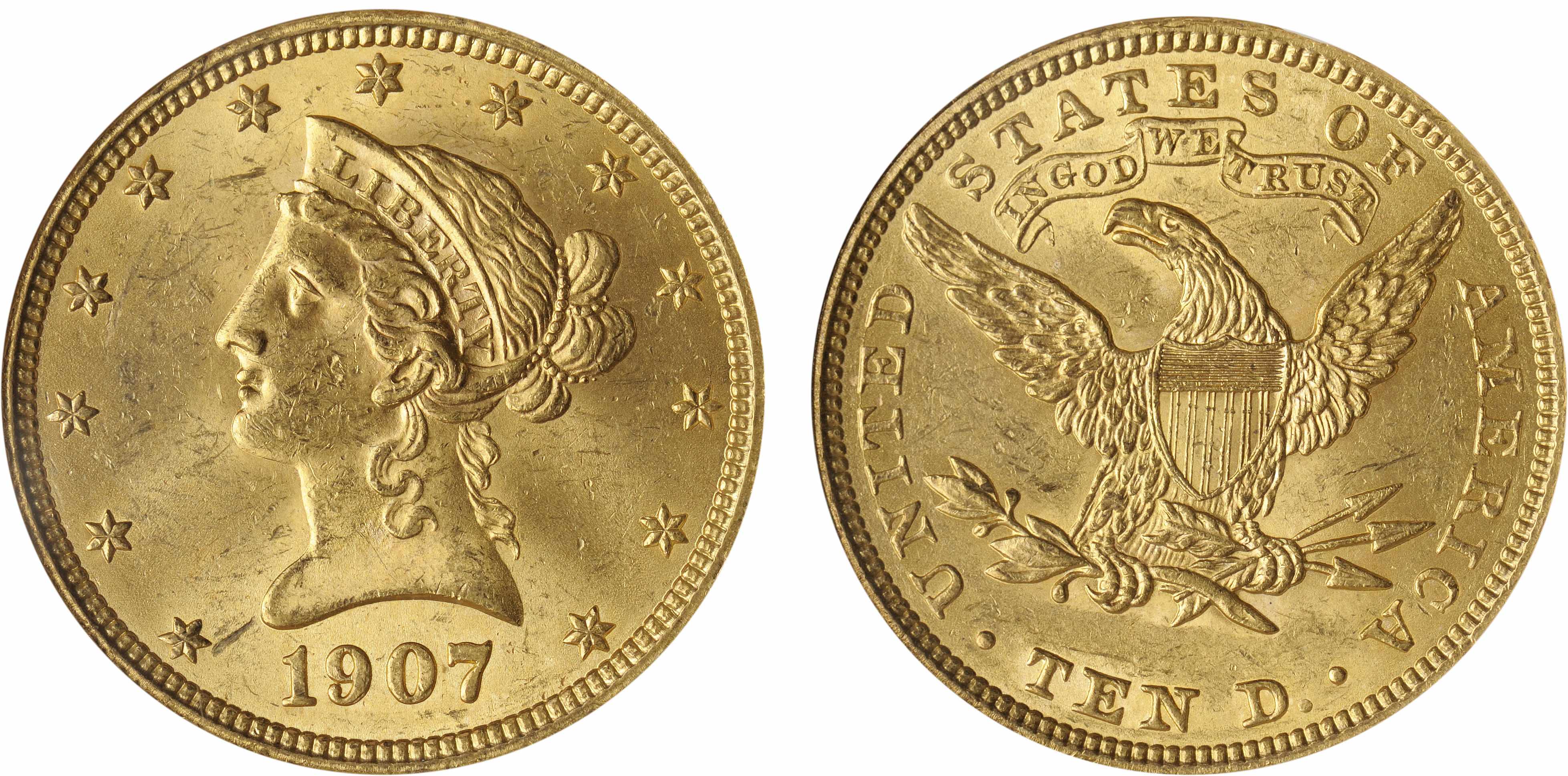 Appraisal: Liberty MS NGC Lustrous olive-gold surfaces are minimally abraded in