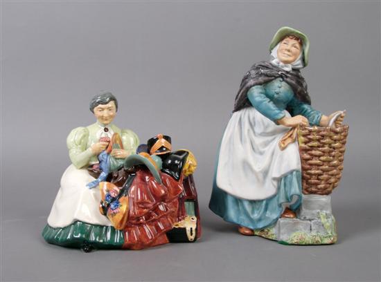 Appraisal: A Group of Two Royal Doulton Porcelain Figures Height of