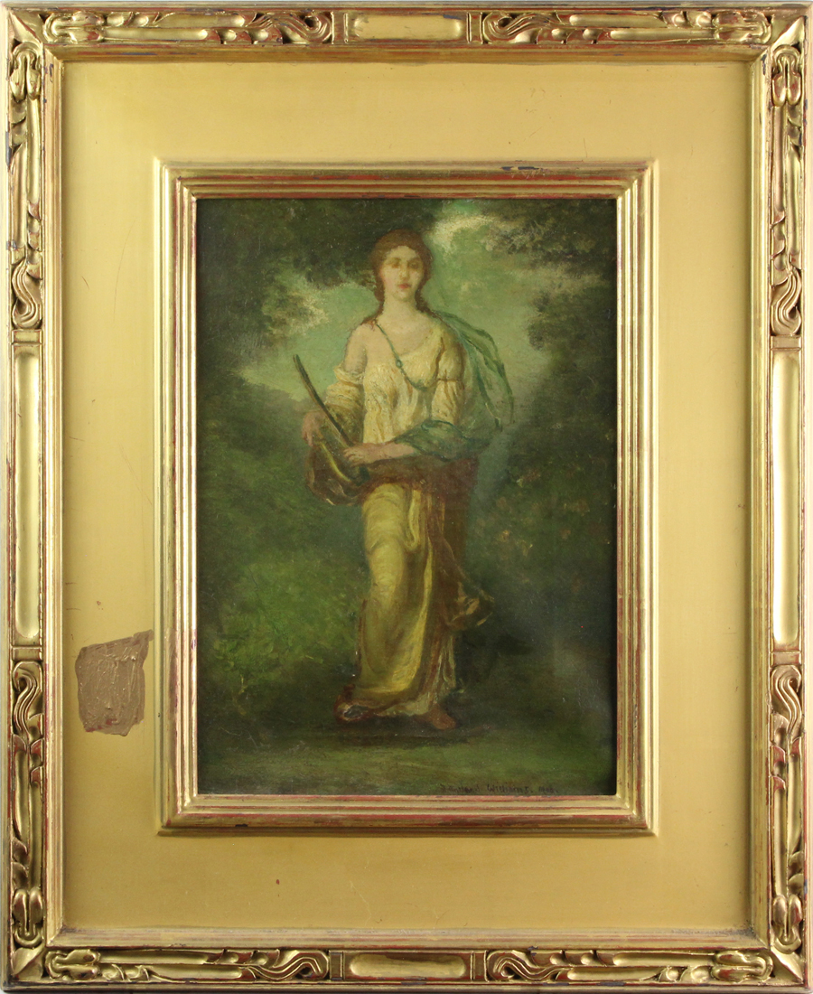 Appraisal: Frederick Ballard Williams American - Classical Greek Woman oil on