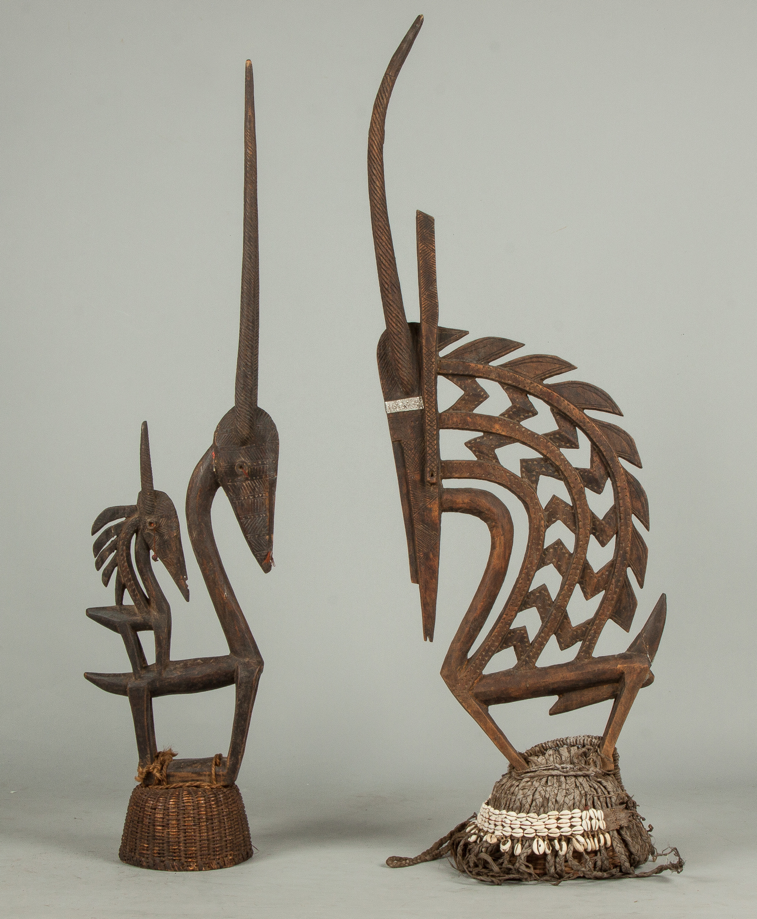 Appraisal: Two African Ceremonial Headdresses