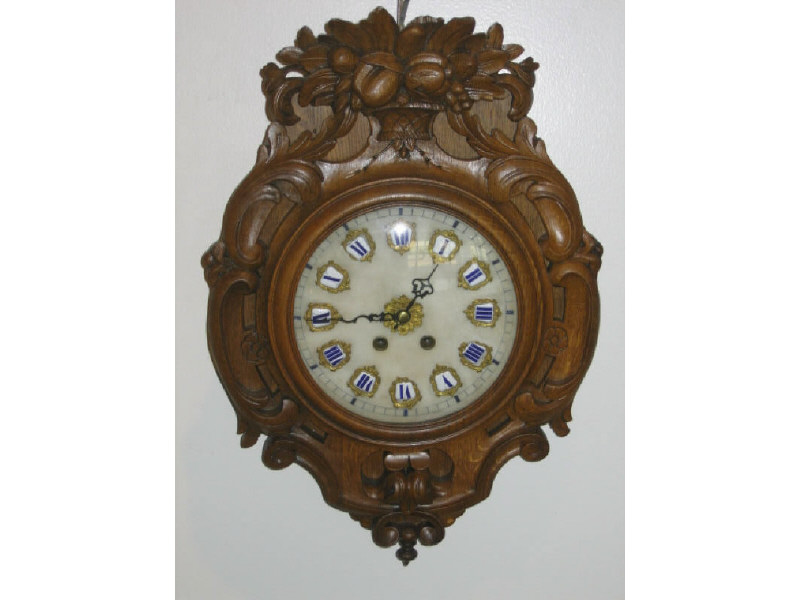 Appraisal: LATE TH CENTURY FRENCH CARTEL CLOCK The Rococo Revival deeply