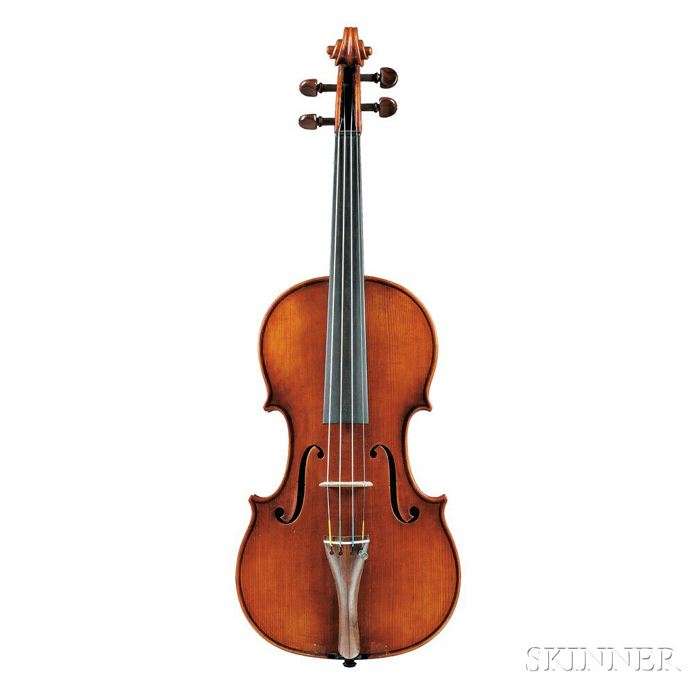 Appraisal: German Violin Karl Wurm Erlangen bearing the maker's handwritten label