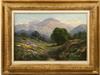 Appraisal: OOC - California Summer Landscape with Flowering Slopes and Distant