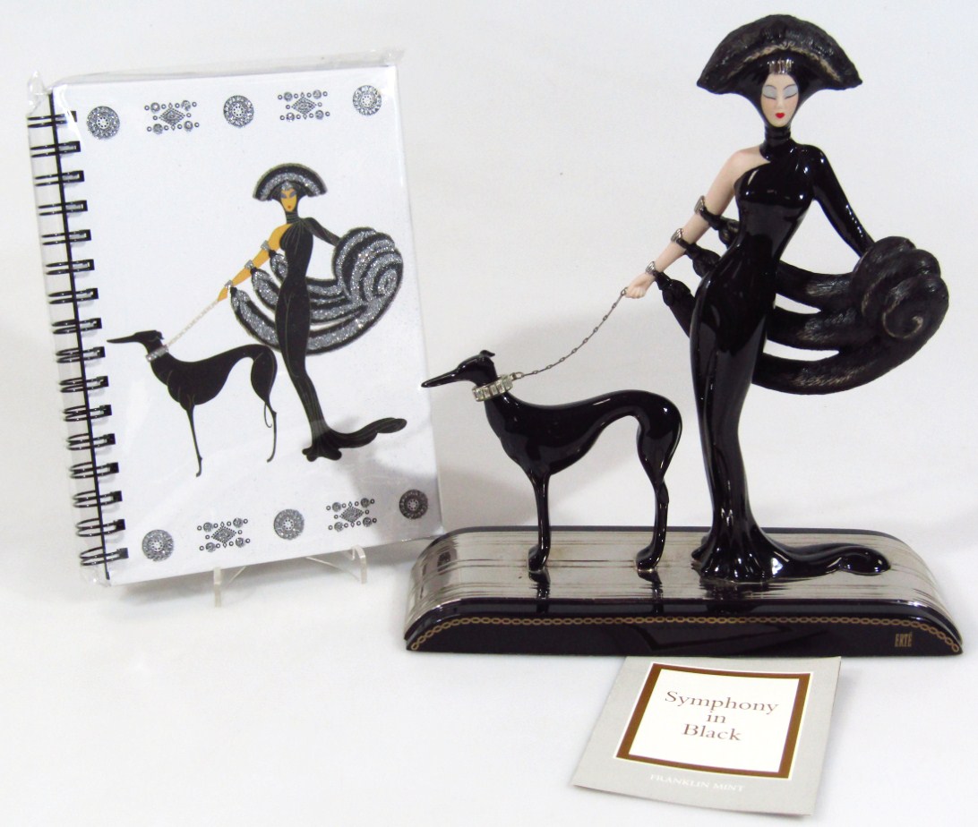 Appraisal: A House Of Erte figure Symphony In Black limited edition