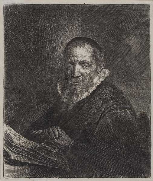 Appraisal: REMBRANDT VAN RIJN Jan Cornelis Sylvius Preacher Etching drypoint and