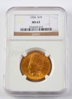 Appraisal: Gold Indian Coin NGC MS