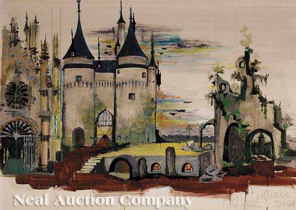 Appraisal: Bj rn Wiinblad Danish - The Cathedral the Castle and