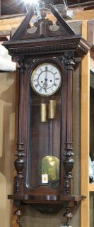 Appraisal: Gustav Becker Vienna regulator clock circa Gustav Becker Vienna regulator