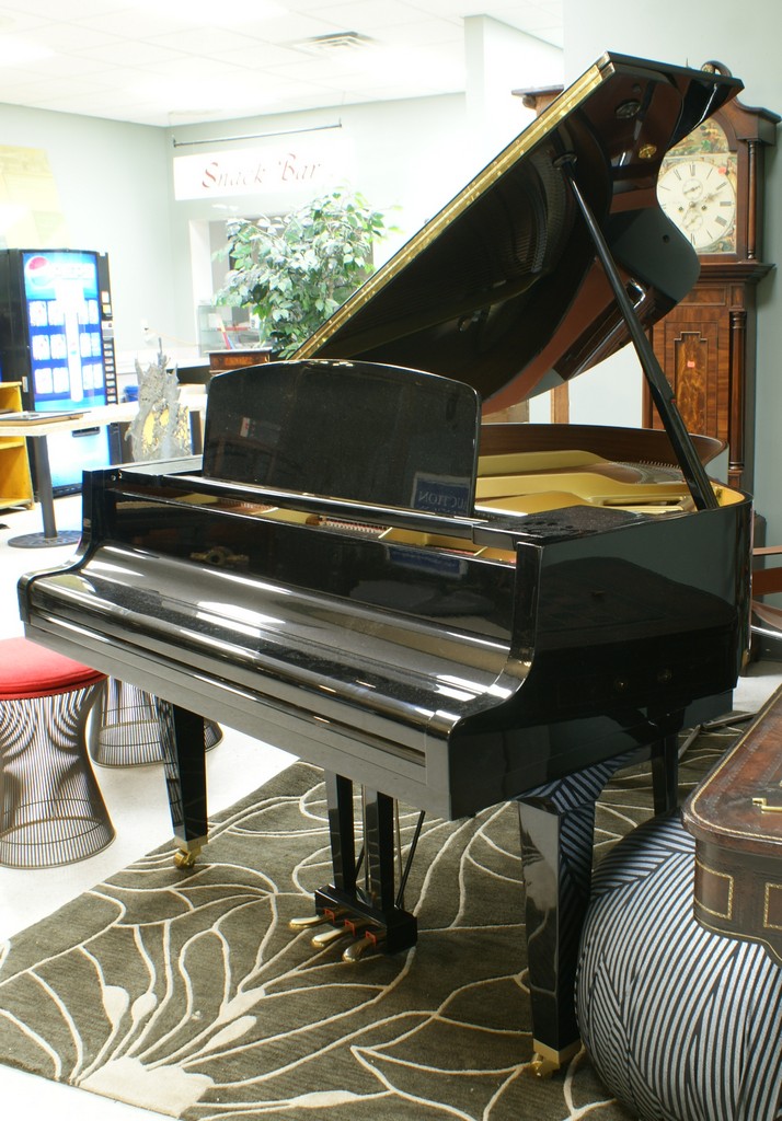 Appraisal: Yamaha Model BH grand piano black lacquer finish SN B