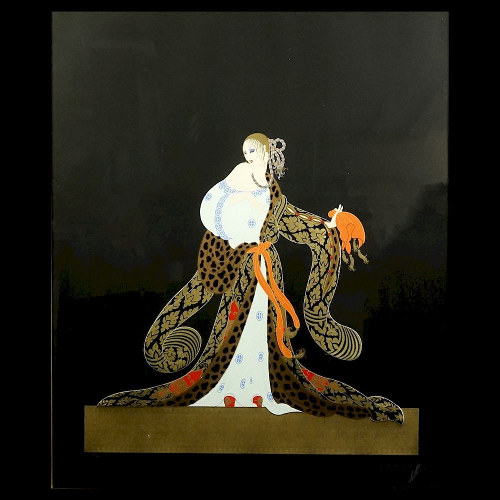 Appraisal: Erte Serigraph Rigoletto Erte Serigraph Rigoletto Signed and numbered Measures