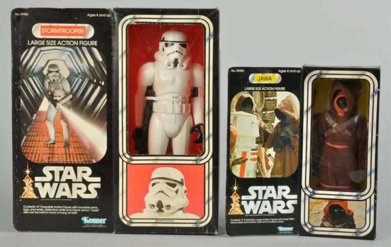 Appraisal: Lot of Star Wars -Inch Figures Description Includes Jawa and