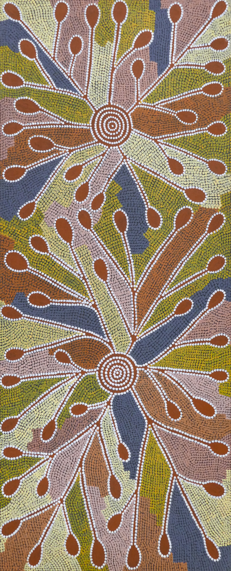 Appraisal: Attributed to Billy Stockman Tjapaltjarri - Australian ''Sweet Potato'' Acrylic