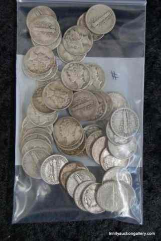 Appraisal: Silver Mercury Head 's Dime Coins This is for of