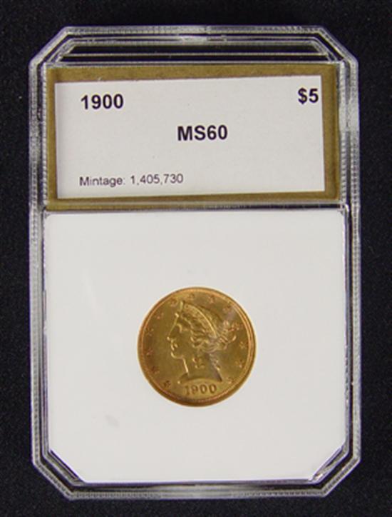 Appraisal: Liberty Gold Coin PCI certified and graded MS