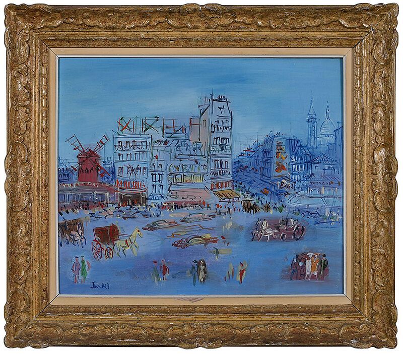 Appraisal: Jean Dufy French - Paris Place Blanche B signed lower