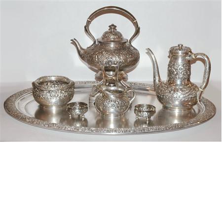 Appraisal: Tiffany Co Makers Sterling Silver Tea Service Together with a