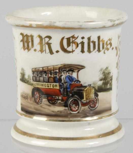 Appraisal: Touring Bus Shaving Mug Description Stamped J C Bavaria under