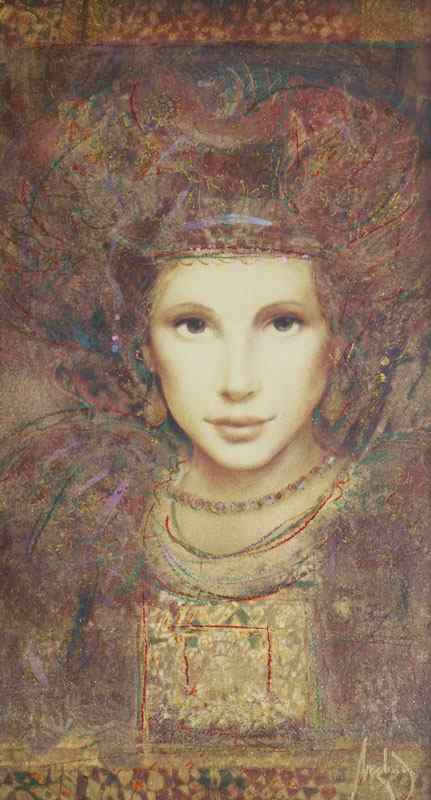 Appraisal: CSABA Markus Hungarian American - ''Lyrica'' Giclee sight size ''