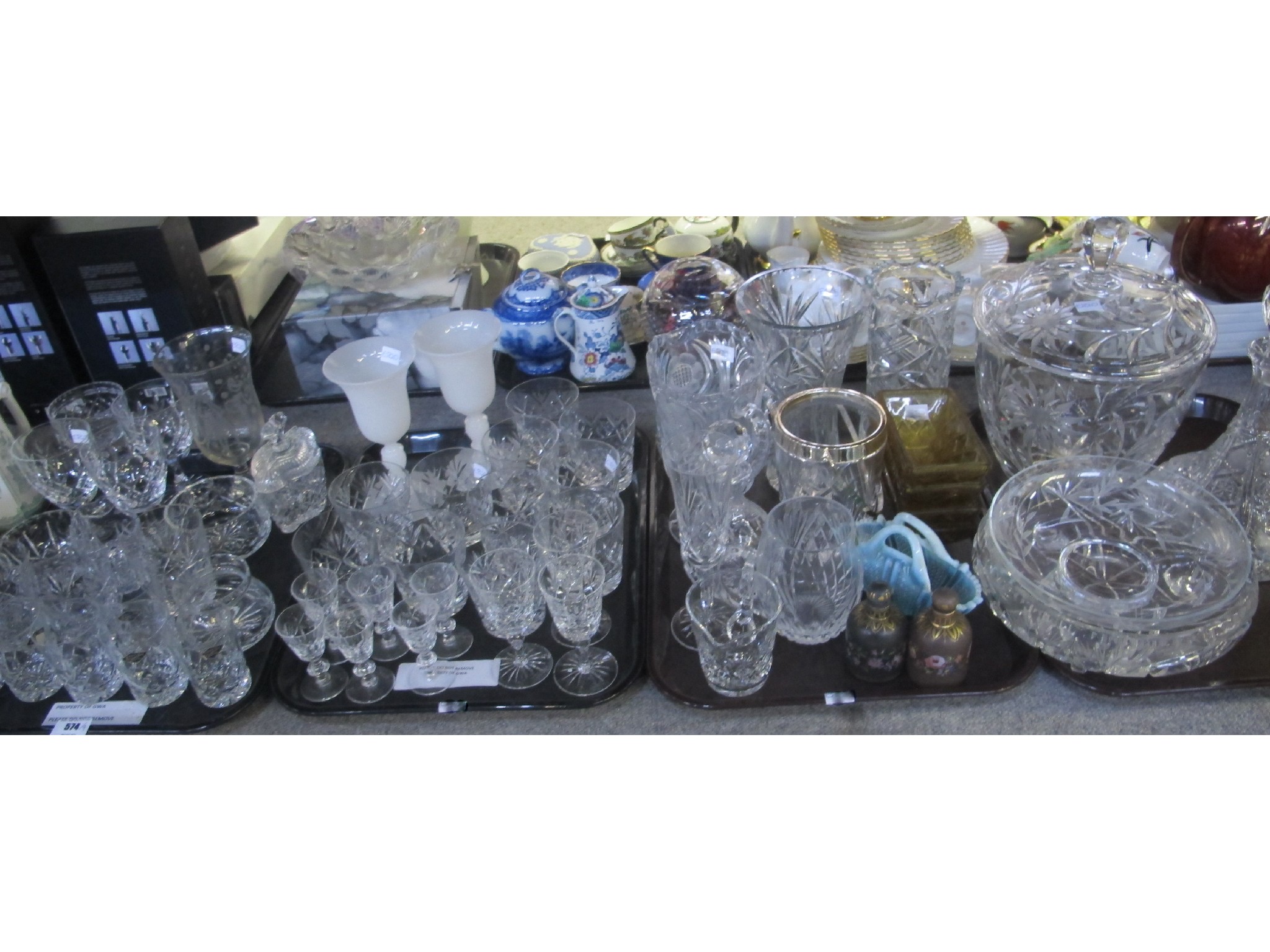 Appraisal: Assorted cut glass and crystal including Royal Brierley etc