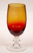 Appraisal: Cambridge Amberina Goblet Amber shading to deep ruby red on