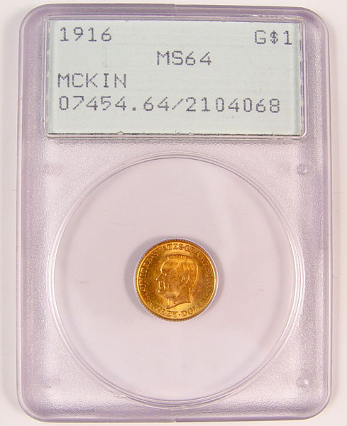 Appraisal: MCKINLEY GOLD PCGS MS Graded from PCGS MS Please see