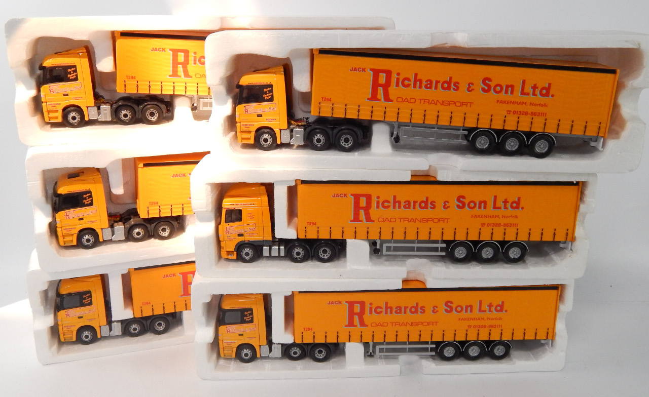 Appraisal: Corgi die cast lorries comprising six Jack Richards Sons Ltd