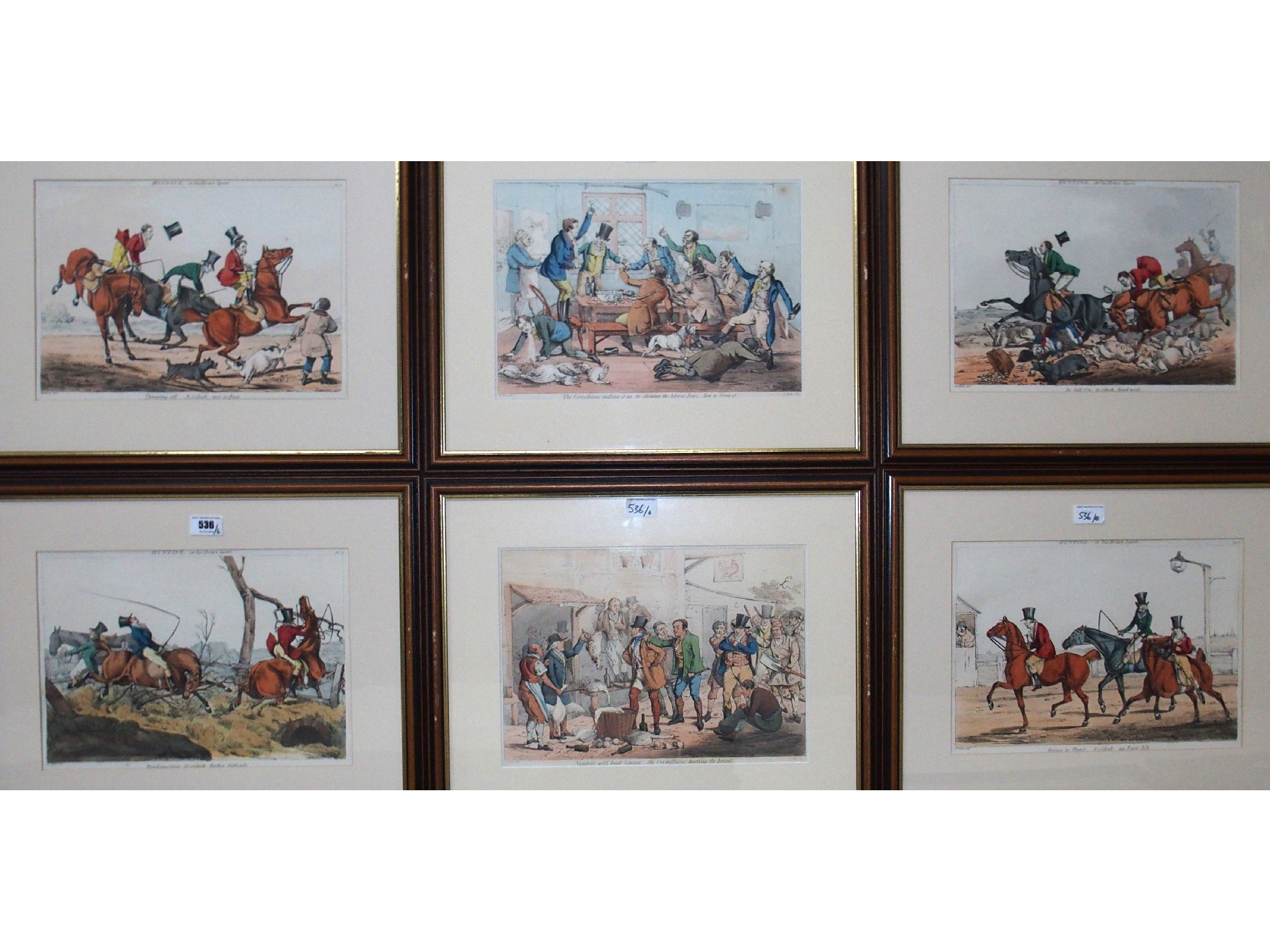 Appraisal: HENRY ALKEN A set of hunting and related prints