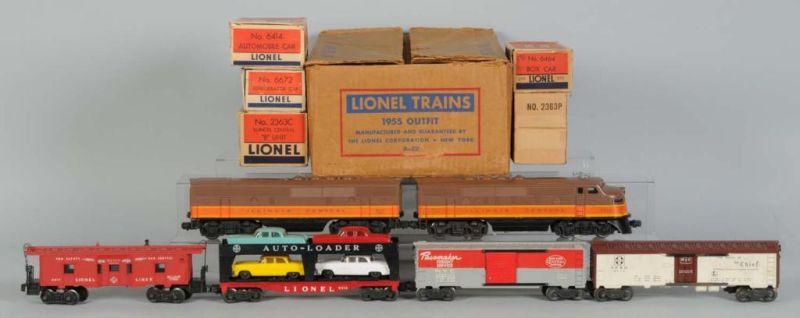 Appraisal: Lionel Outfit A O-Gauge Train Set OB Description Post-war Includes