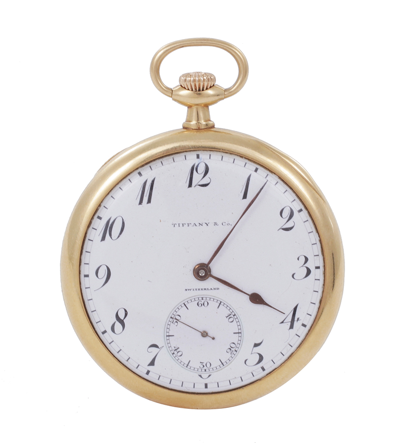 Appraisal: Edward Koehn gold open-face pocket watch for Tiffany Co Geneva