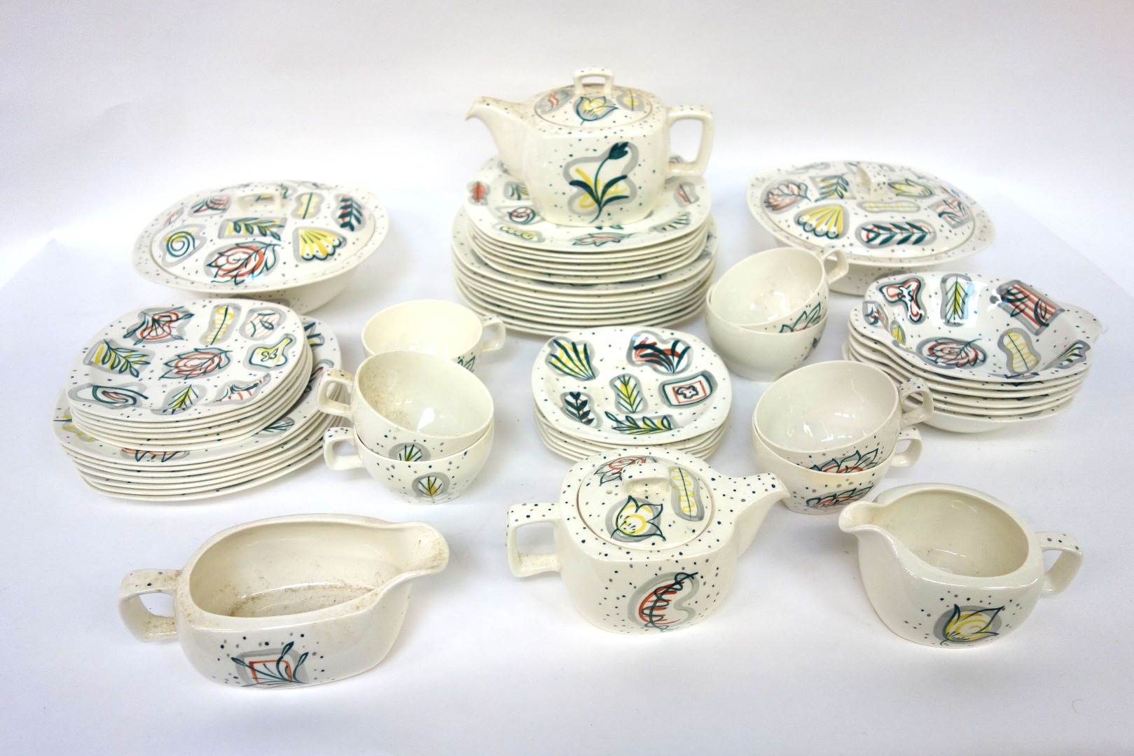 Appraisal: A Stylecraft by Midwinter fifty-two piece dinner service