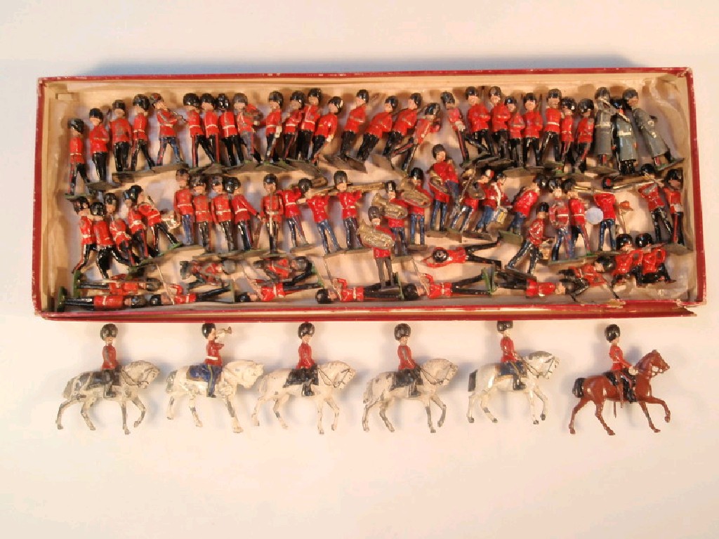 Appraisal: Britains and other vintage lead soldiers lead soldiers including Grenadier