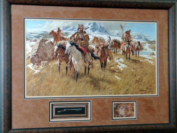 Appraisal: Frank McCarthy American - Limited Edition print with custom artifacts