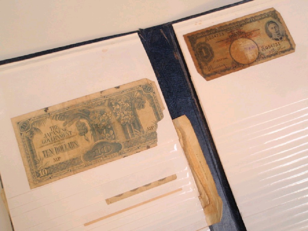 Appraisal: An album of assorted World bank notes