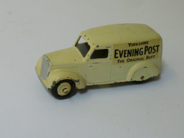 Appraisal: e Delivery Van Yorkshire Evening Post Type in cream some