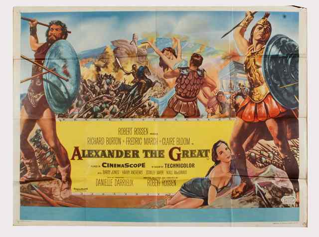 Appraisal: ALEXANDER THE GREAT United Artists drama starring Richard Burton British