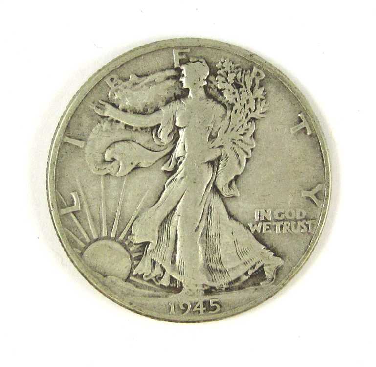 Appraisal: U S SILVER WALKING LIBERTY HALF DOLLARS coins of silver