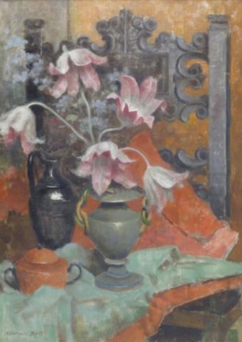 Appraisal: KONTULY Bela Oil on Canvas Still Life Signed lower left