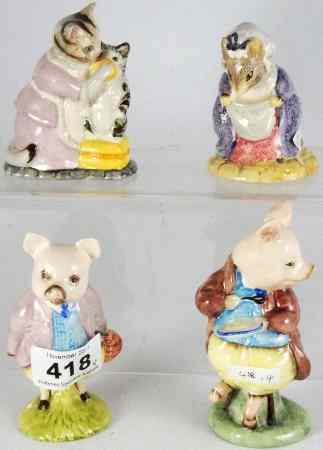 Appraisal: Royal Albert Beatrix Potter Figures Lady Mouse Made a Courtsey