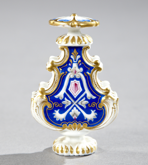 Appraisal: Attractive Royal Berlin KPM Porcelain Scent Bottle third quarter th