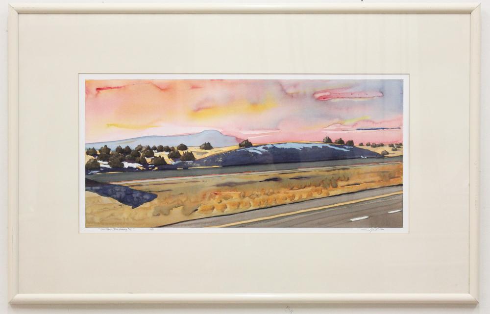 Appraisal: TOM GAVITT New Mexico st century watercolor on paper Last