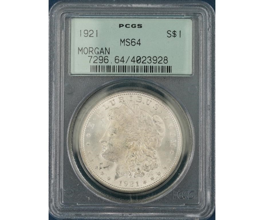 Appraisal: Morgan silver dollar MS